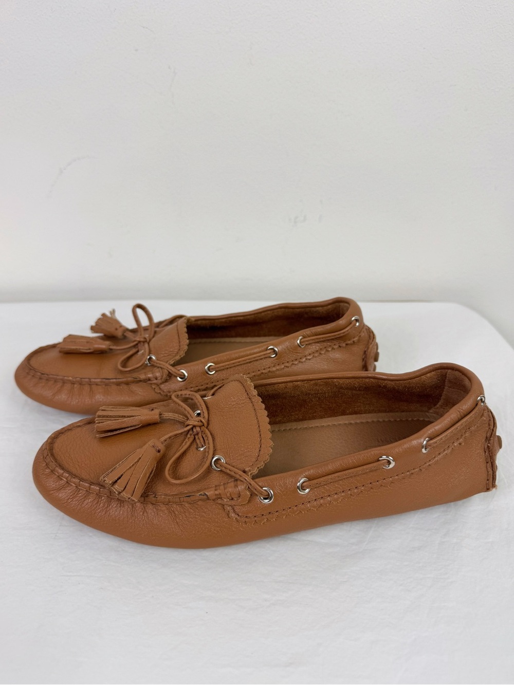 Coach Nadia British Tan Driving Moccasin
